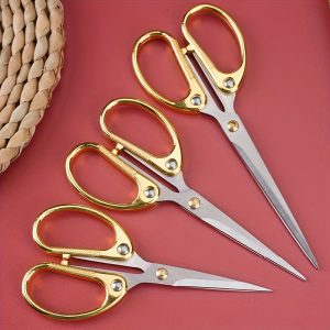 3 pack 3-Pack Premium Stainless Steel Scissors: Extra Sharp, Durable for Office, Home, School, Sewing, Crafting