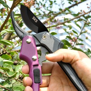 1pc heavy duty pruning shears for women with weak hands, men's hand pruners garden shears for arthritic hands garden scissors, hand tools